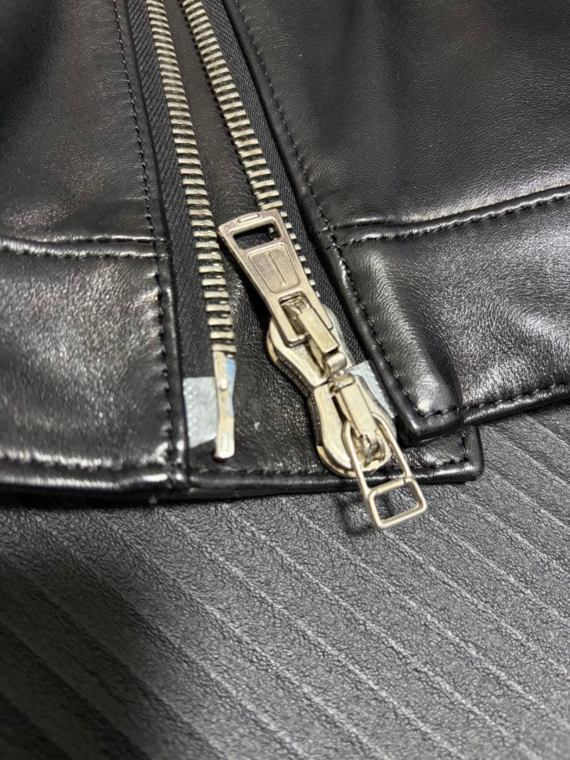 ジャケット・アウター Lounge Lizard HORSE HIDE W RIDERS BLACK2