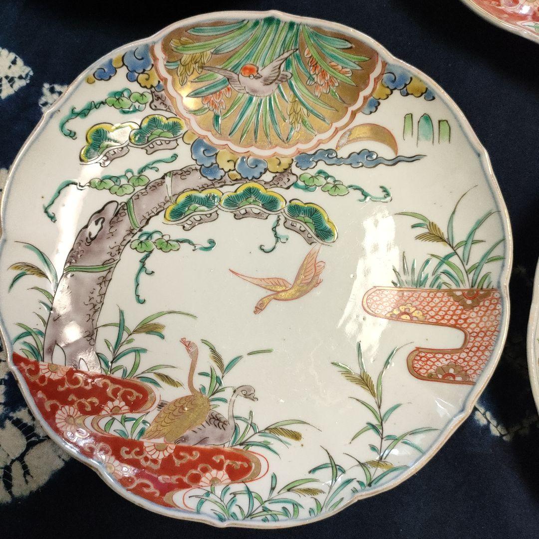 古伊万里　平皿　５枚組