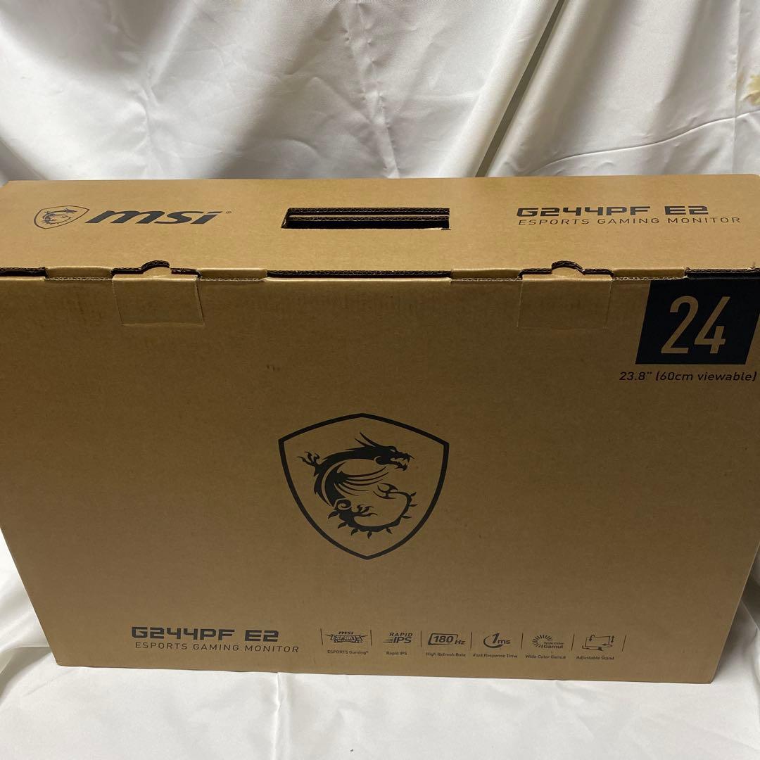 【新品未使用】MSI G244PF E2 ゲーミング180Hz IPS 23.8