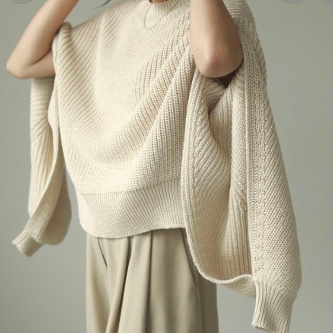 新品 TODAYFUL スリットスリーブニット Slit SleeveKnit