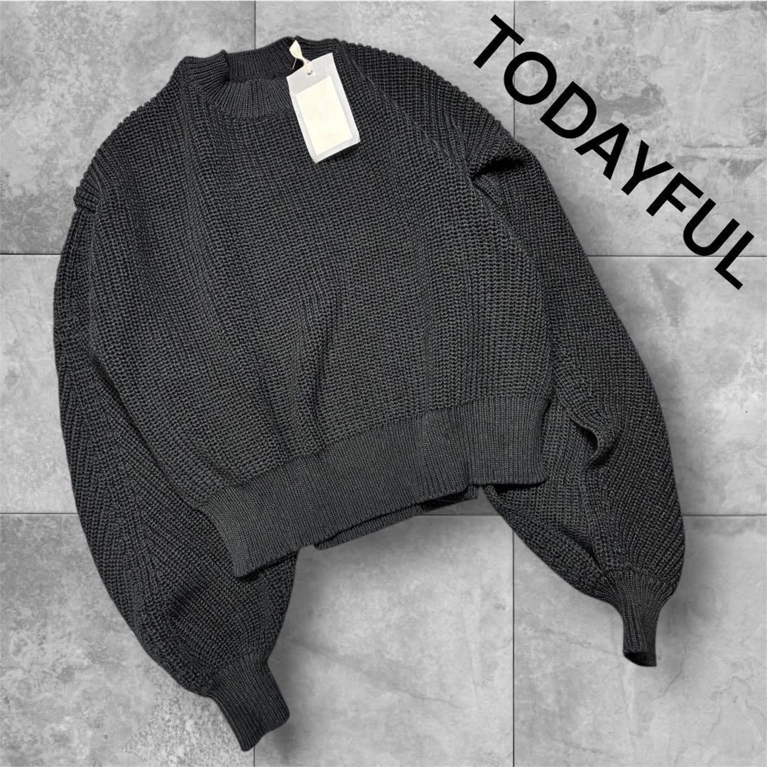 新品 TODAYFUL スリットスリーブニット Slit SleeveKnit