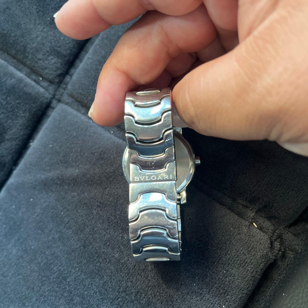 BVLGARI シルバーアナログ時計