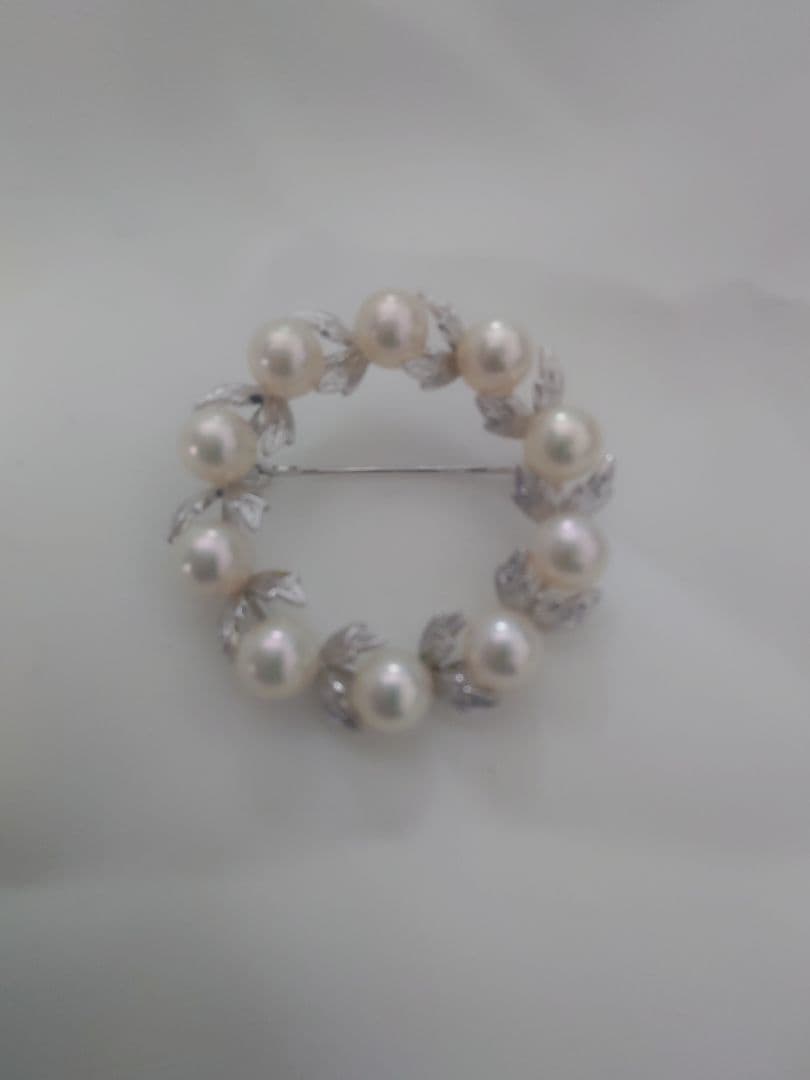 MIKIMOTO パールブローチ