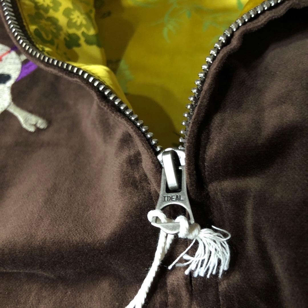 ヒューストン ベトジャン ベトナムジャケット ベロア別珍 刺繍 虎 トラ L