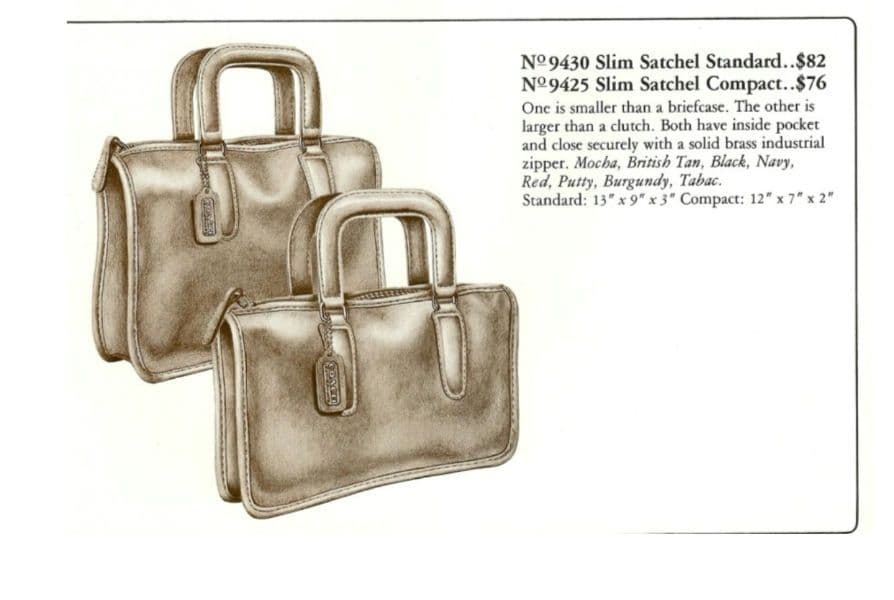 NYC Vintage Coach Slim Satchel オールドコーチ