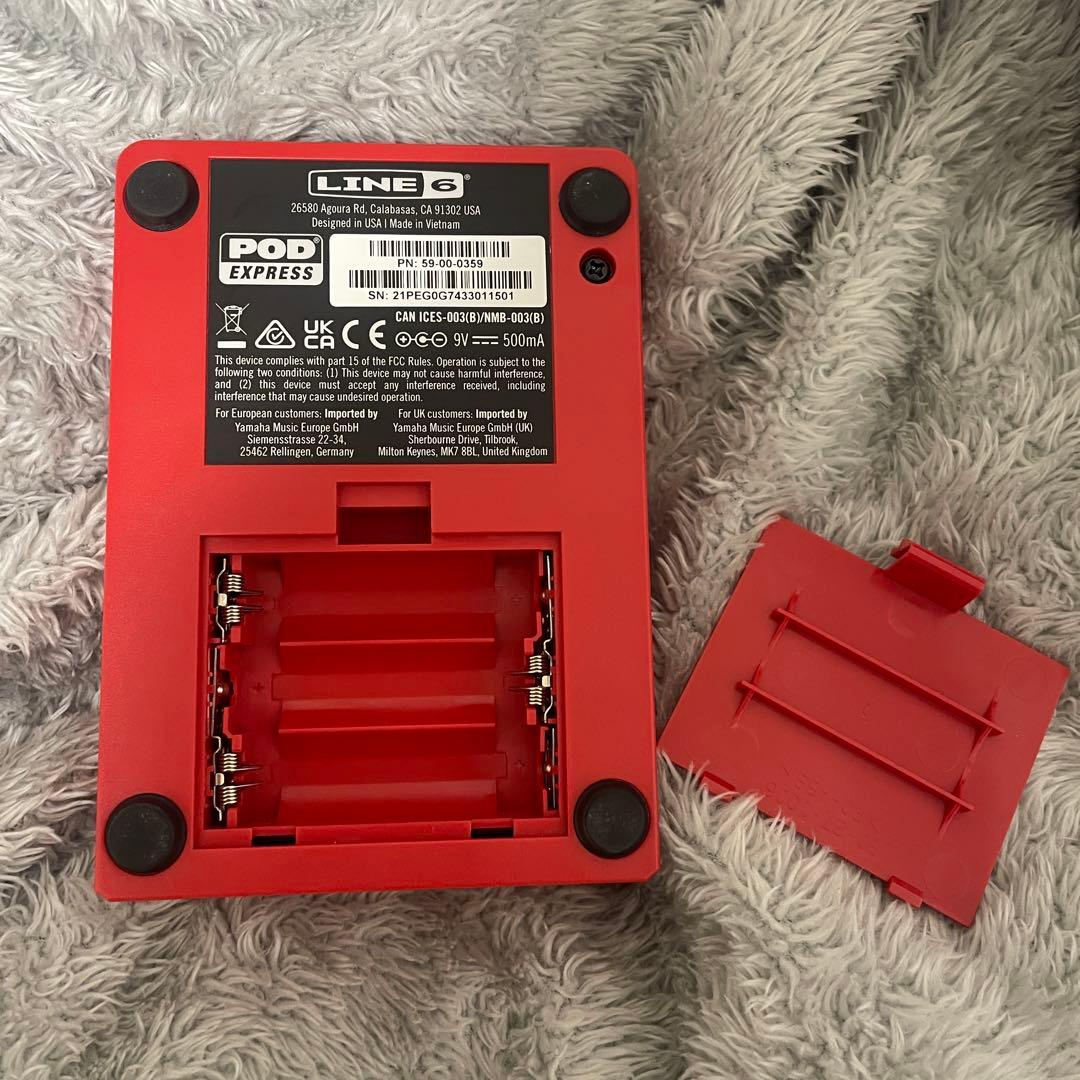 純正DCアダプター付 LINE 6 POD EXPRESS + DC-1G