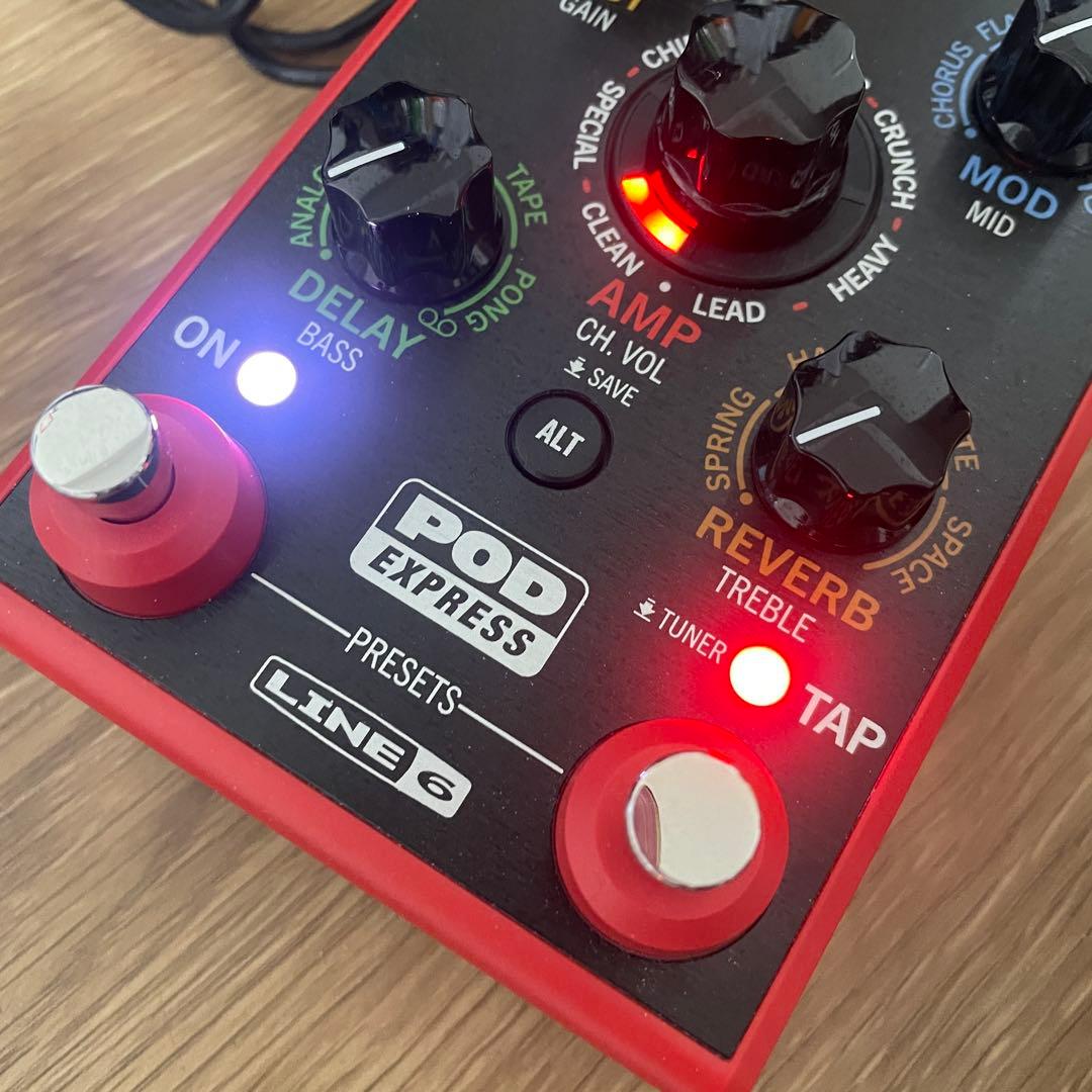 純正DCアダプター付 LINE 6 POD EXPRESS + DC-1G