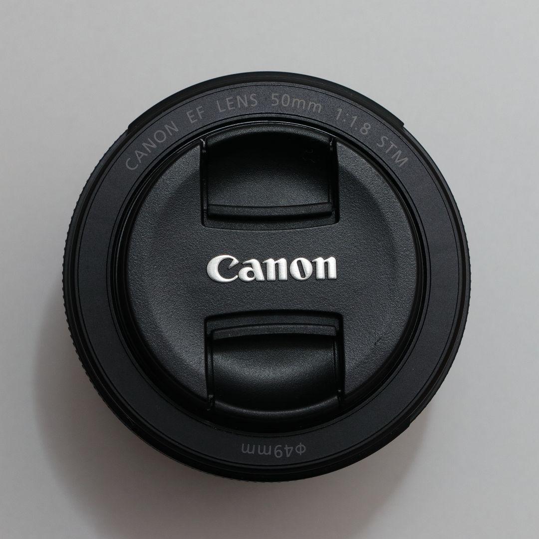 Canon EF 50mm f/1.8 STM 箱 レンズフード キャップ付