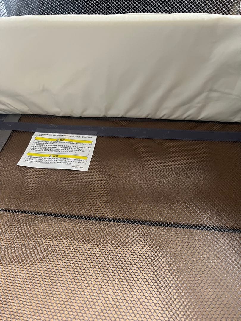 ApricaココネルエアープラスAB ベビーベッド グレー