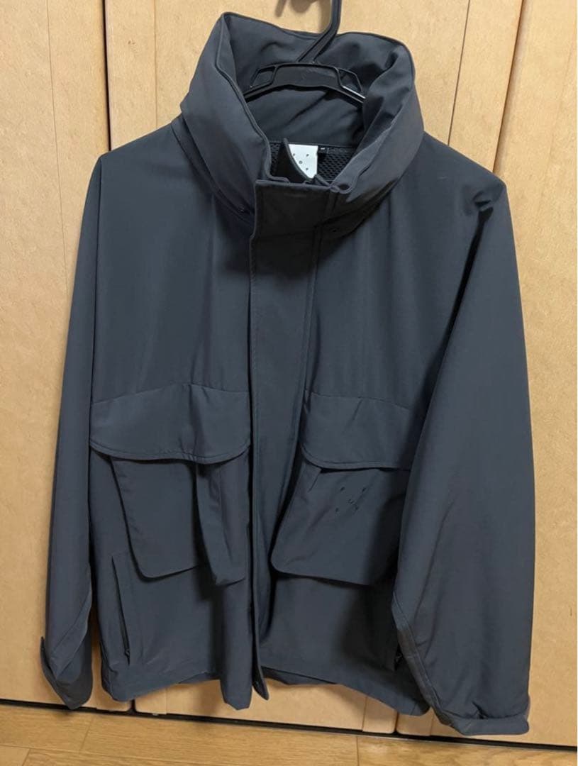 ジャケット・アウター POP TRADING shell jacket charcoal