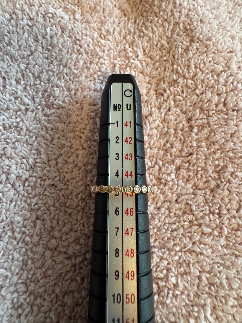 agete K10 フリルリング 5号