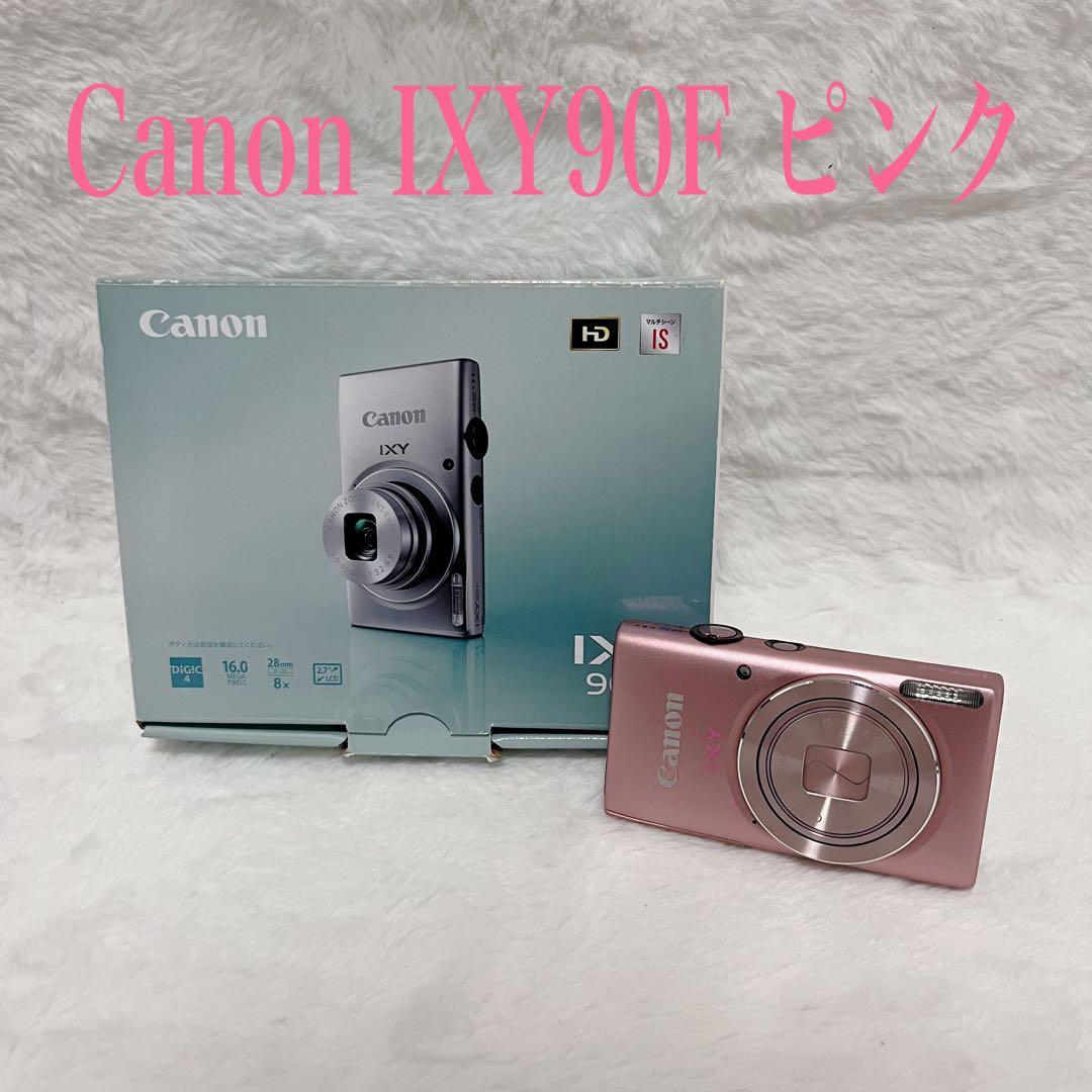 【未使用級】Canon IXY90F ピンク 箱付き　コンデジ　デジカメ　カメラ