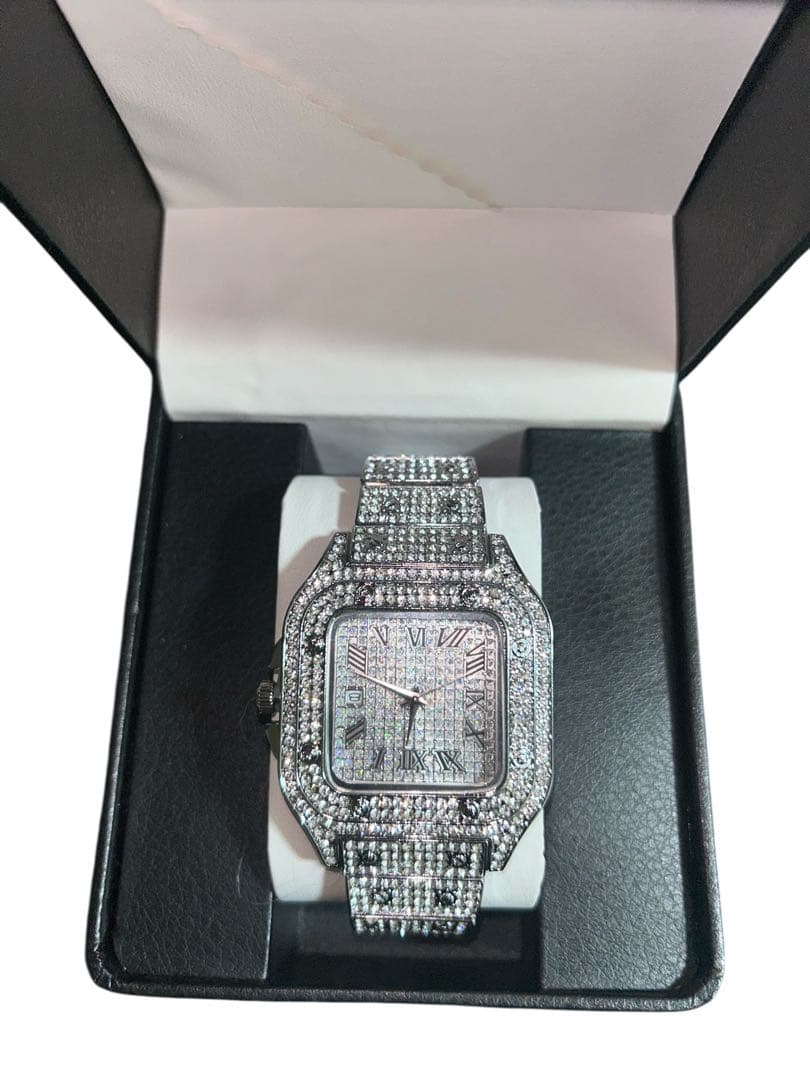 大人気 【証明書　ボックス付き】ラグジュアリーメンズ腕時計クォーツアトランタモ