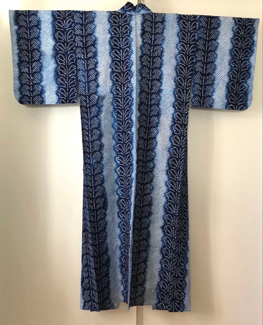 【有松絞り】レディース 浴衣　藤