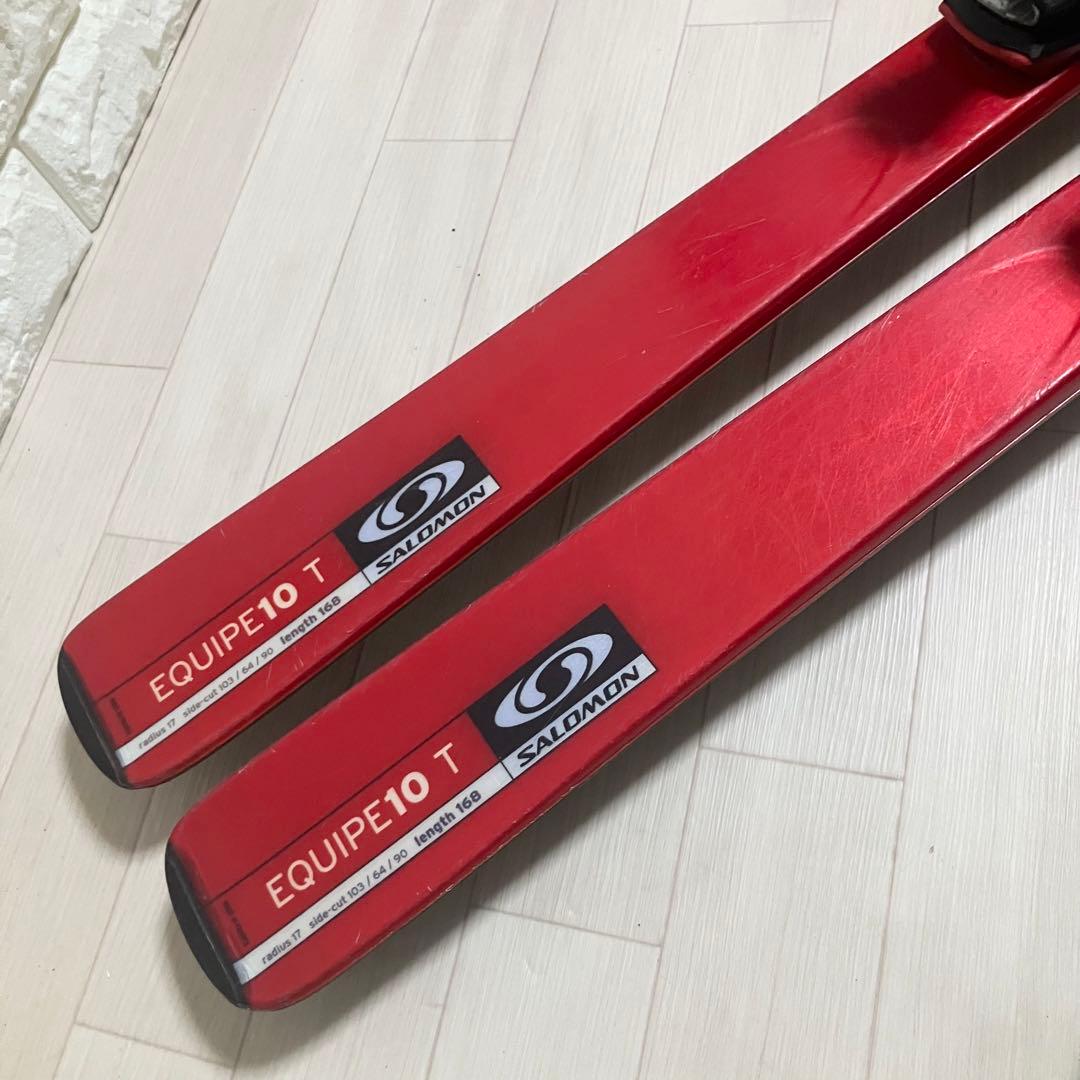 SALOMON EQUIPE10T サロモンスキーセット168cm/ストック付