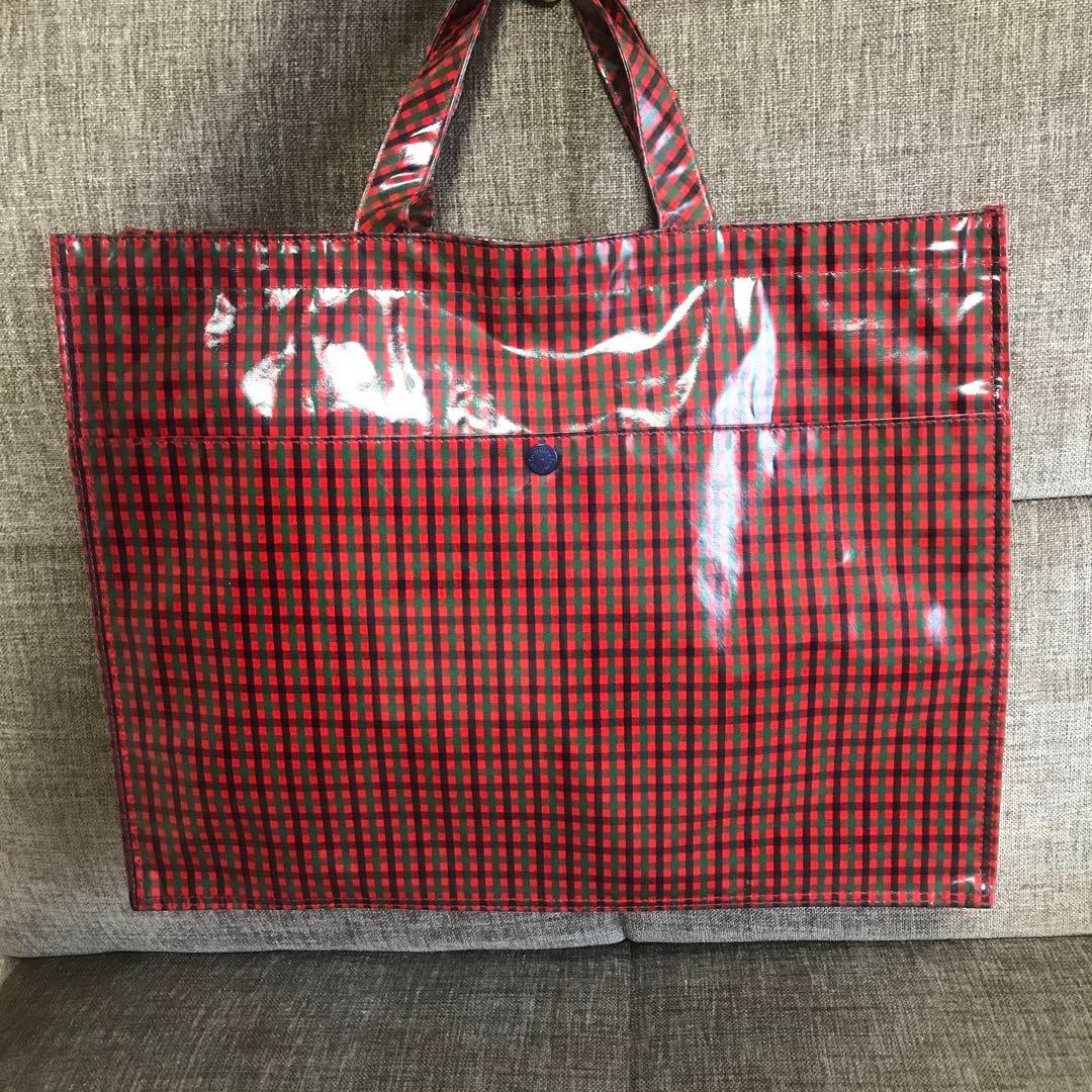 familiar エナメルレッスンバッグ