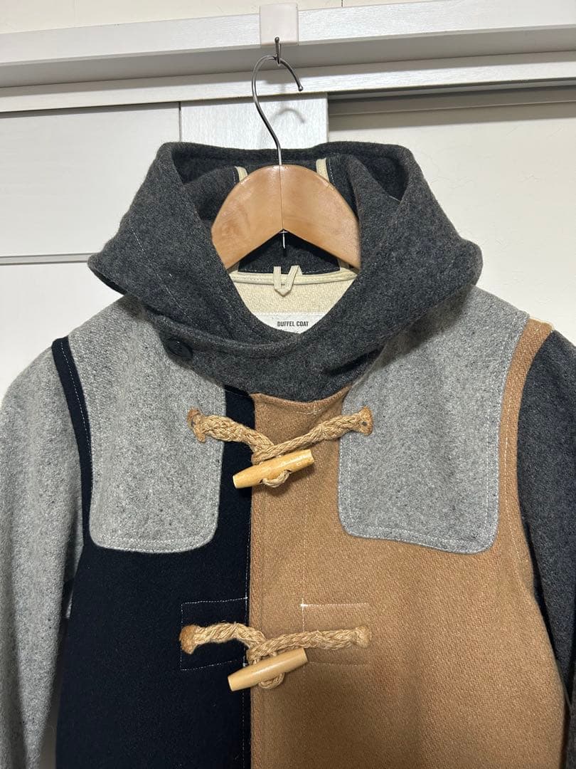 FIDELITY×BEAMS BOY ダッフルコート マルチカラー