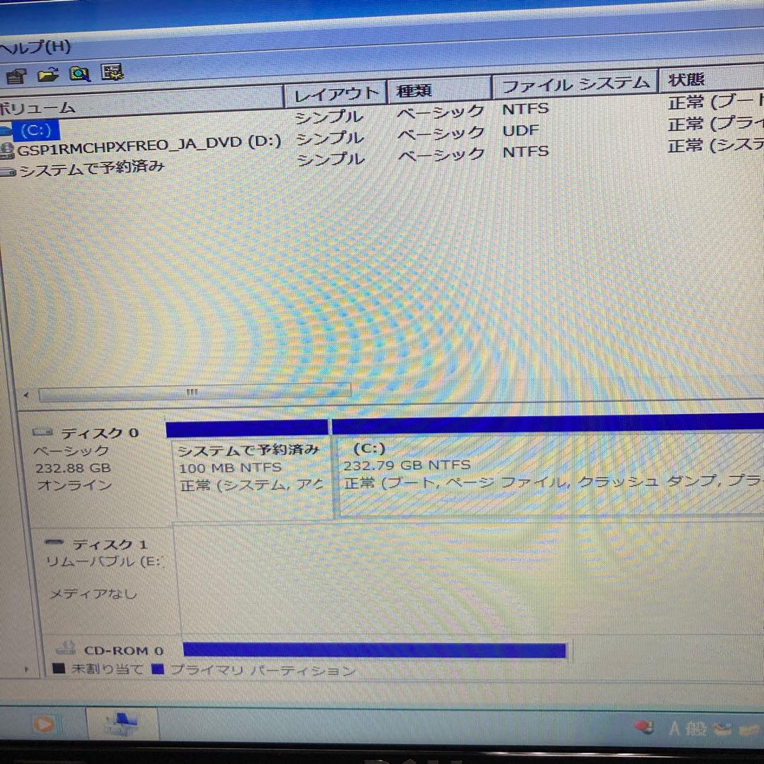 Windowsノート本体 dell inspiron15 1564 Windows7 64bit