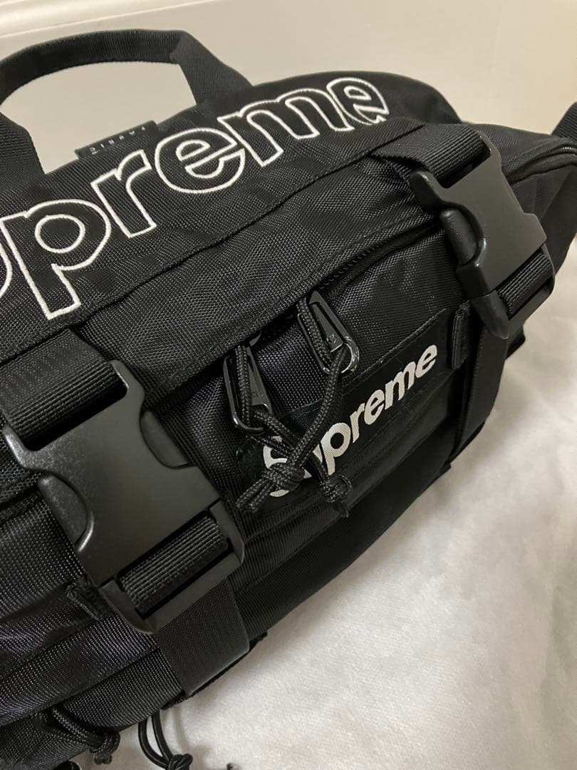 シュプリーム 19FW ウエストバッグ ブラック