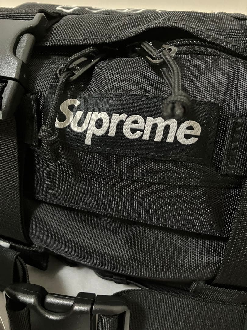シュプリーム 19FW ウエストバッグ ブラック