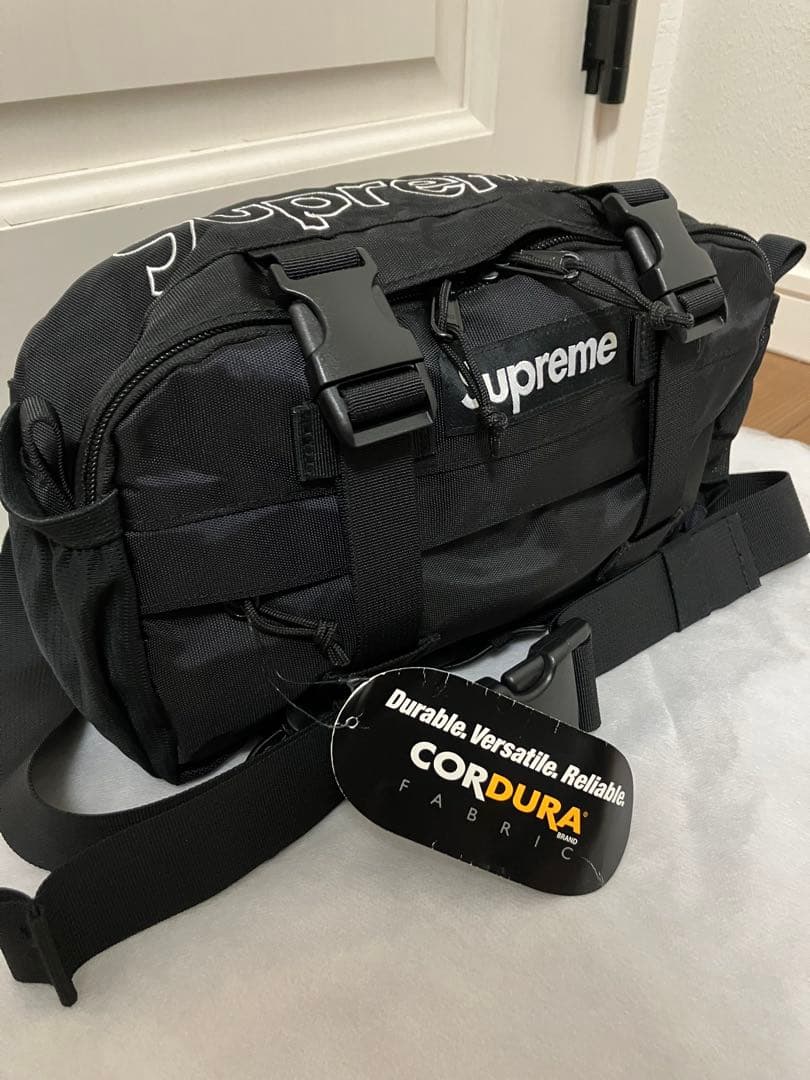 シュプリーム 19FW ウエストバッグ ブラック