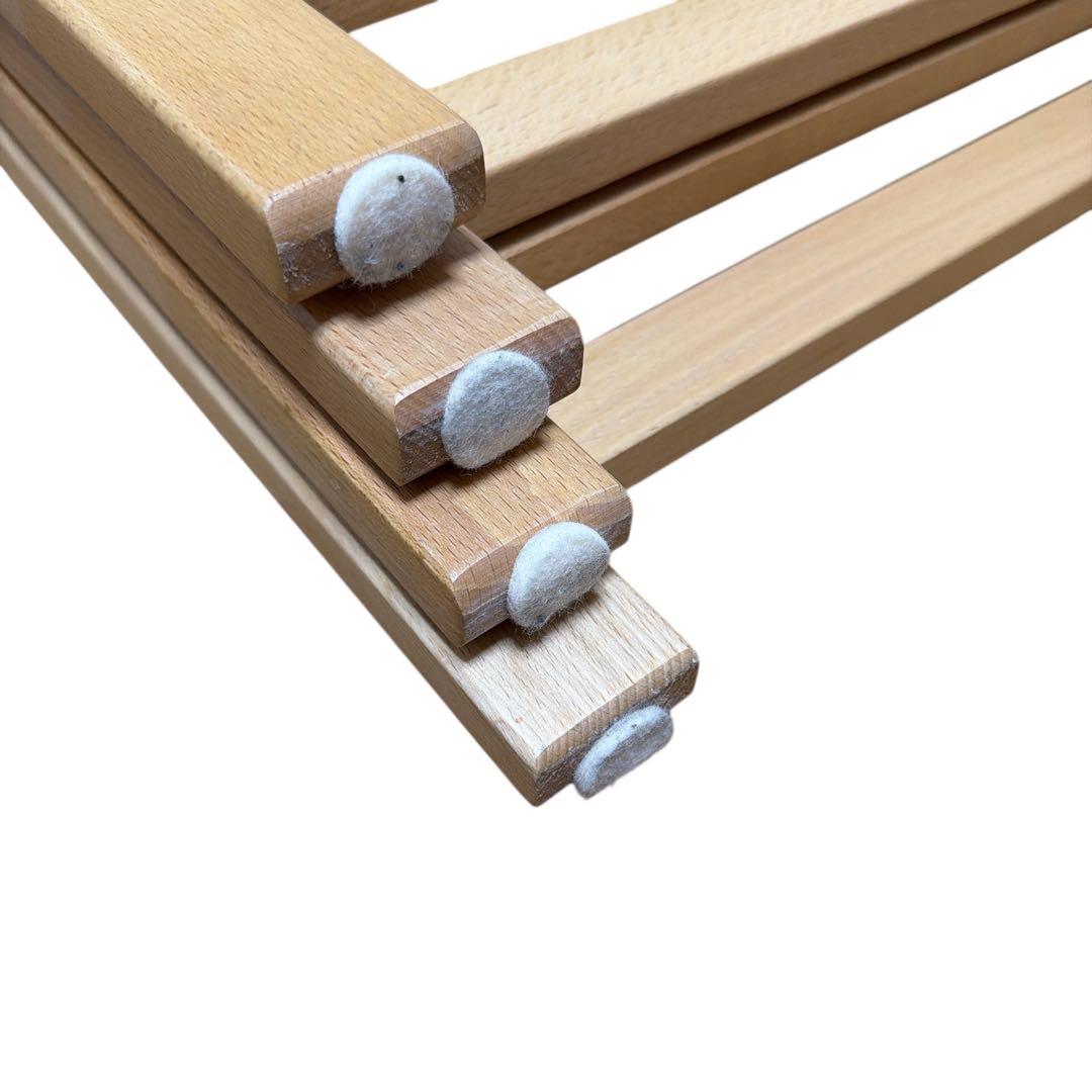 【希少・廃番品】無印良品 木製 折りたたみ椅子 ブナ材 2脚セット