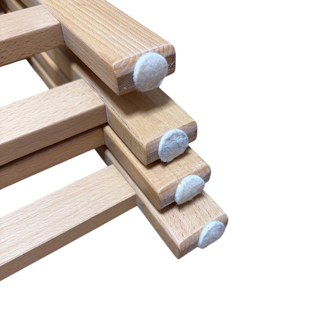 【希少・廃番品】無印良品 木製 折りたたみ椅子 ブナ材 2脚セット