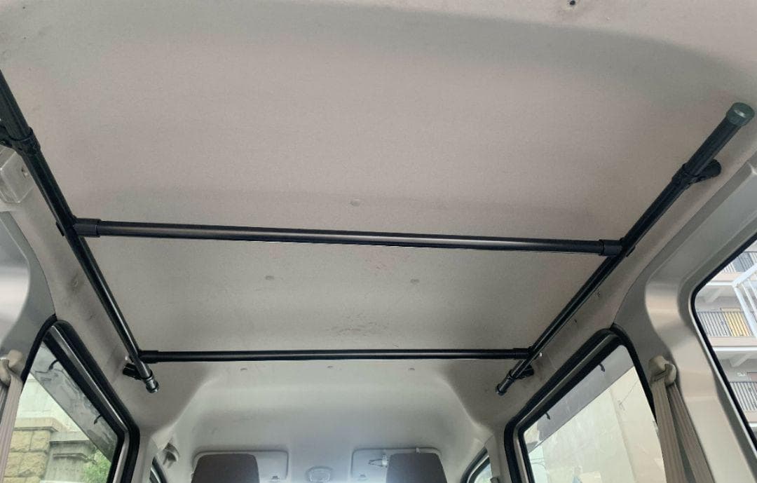 イレクターパイプ　アルミ製品　軽量で高強度　エブリィ　DA17 　ロッドホルダー