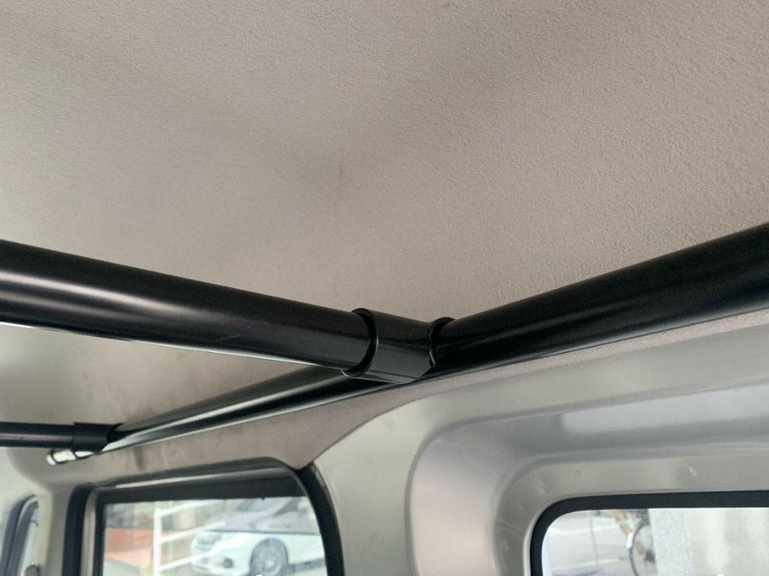 イレクターパイプ　アルミ製品　軽量で高強度　エブリィ　DA17 　ロッドホルダー