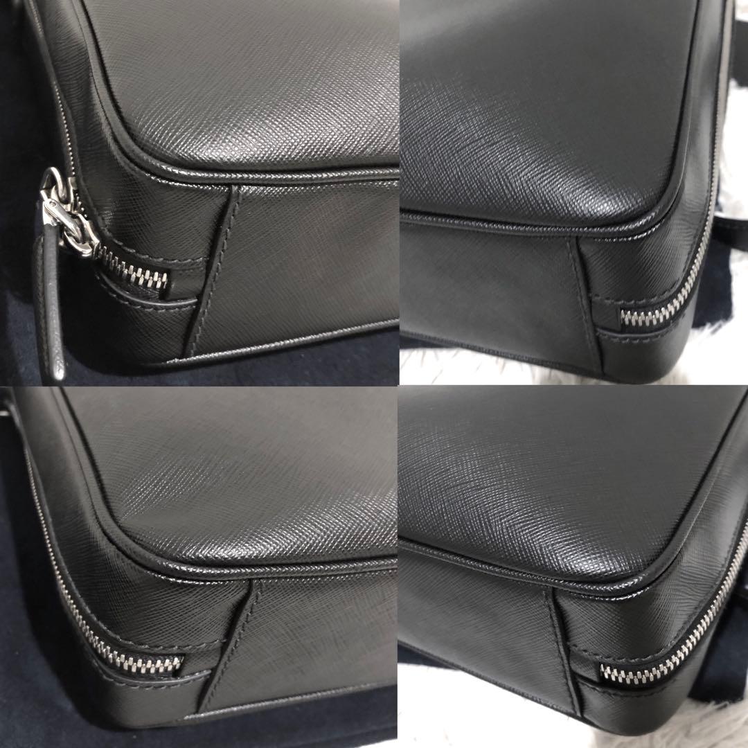 未使用✨プラダ　 2way レザー ショルダーバッグ　 ビジネスバッグ