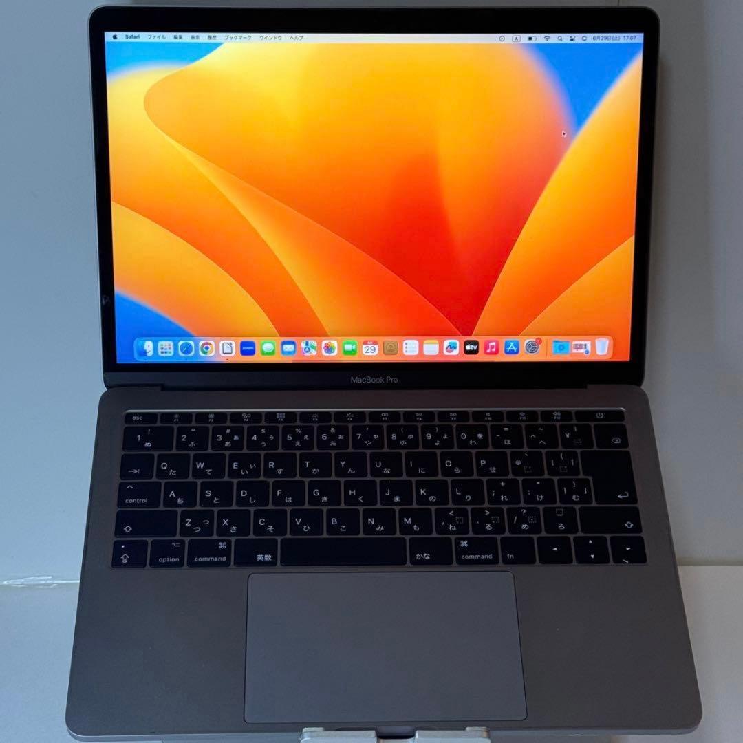 【美品】使用感少なめ☆MacBook Pro 13㌅ スペースグレー i5/8G