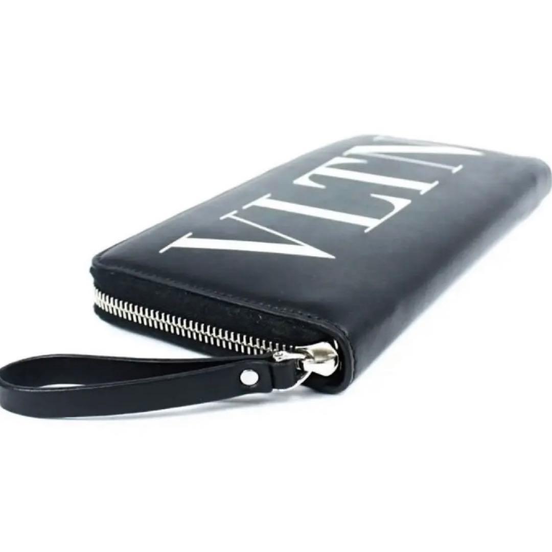 未使用級❗️ ヴァレンティノ VLTNロゴプリント・バックロゴ刻印ロングウォレット