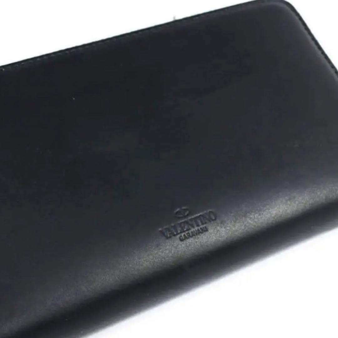 未使用級❗️ ヴァレンティノ VLTNロゴプリント・バックロゴ刻印ロングウォレット