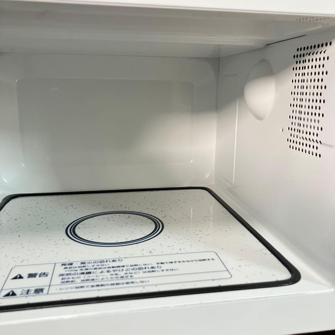 【美品】YAMAZEN YRL-F180(W) ホワイト電子レンジ　21年製