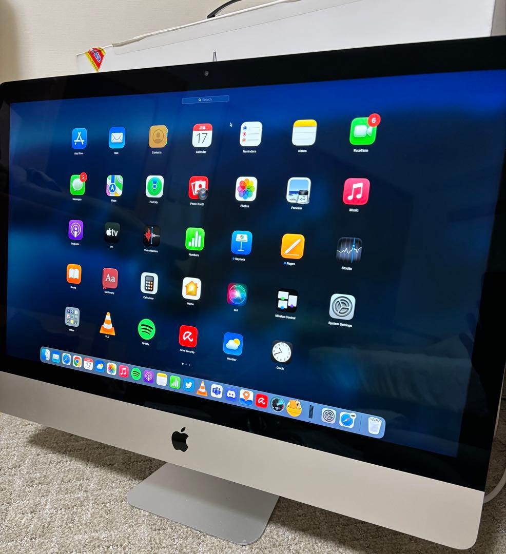 Macデスクトップ iMac 2029 27inch 2019