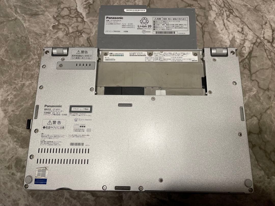 Let’s note CF-MX5 2in1 8GB SSD256G LTE対応