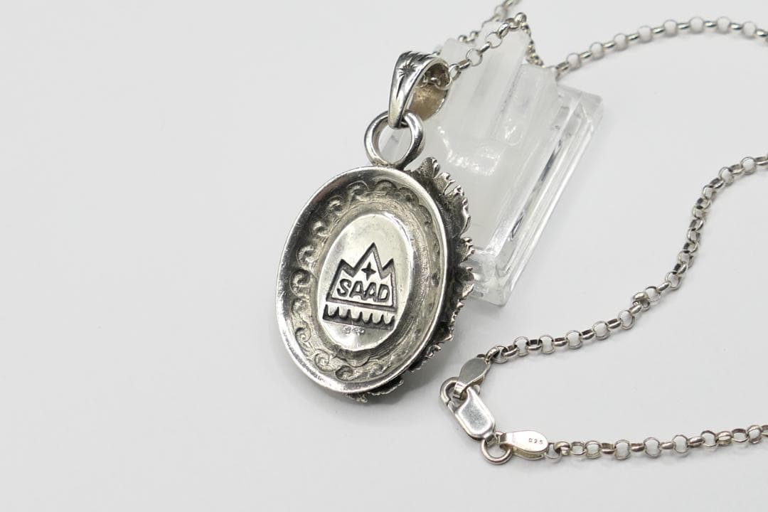 美品　SAAD　サード　ピーターサイト　フェザー　ネックレス　ペンダント