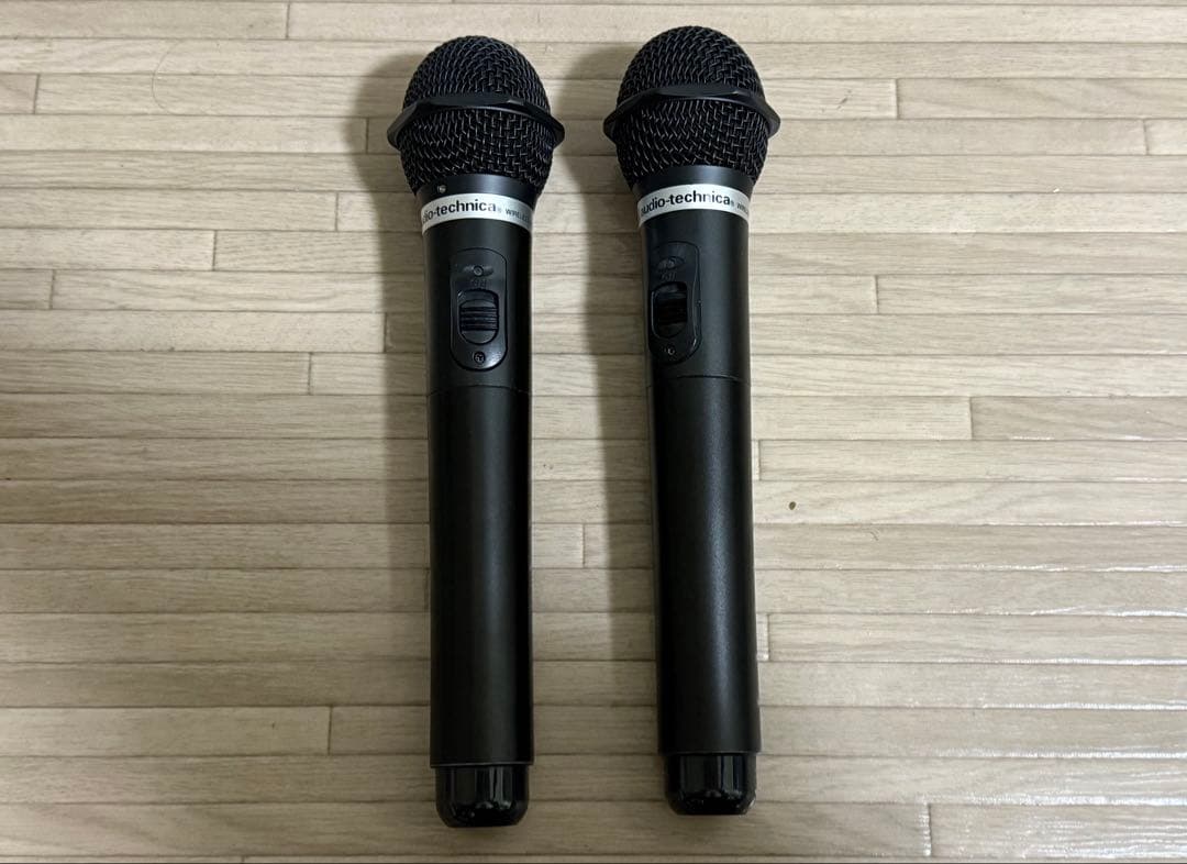 【人気】オーディオテクニカ　電波式　800MHz ワイヤレスマイクセット