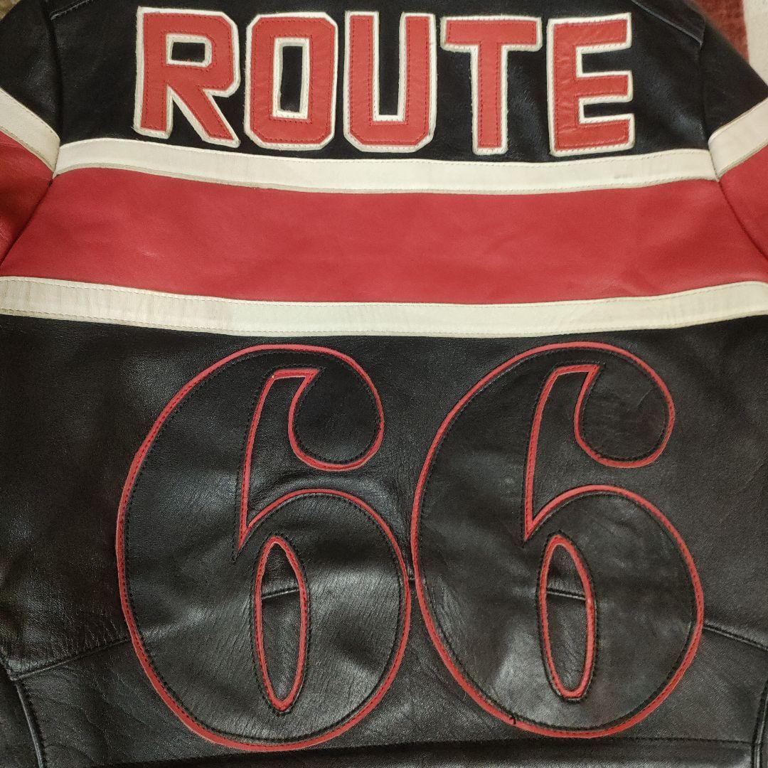 レア　良品　カリフォルニア レザージャケット US66　フルデコ　本革