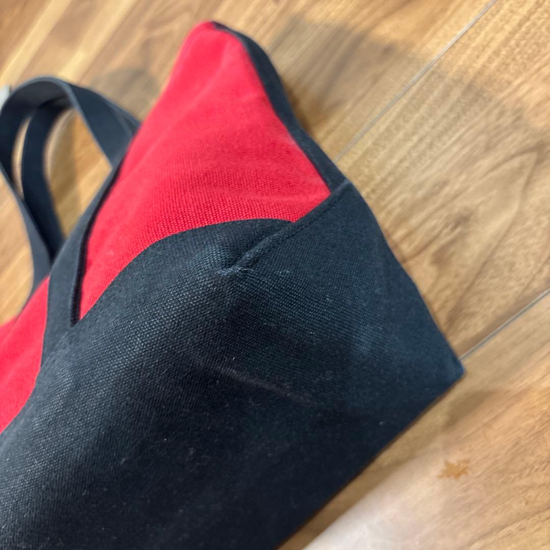 【美品】POLO ラルフローレン 帆布キャンパス×レザー トートバッグ 刺繍ロゴ