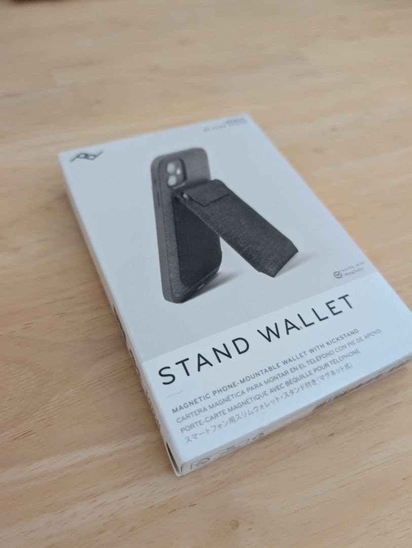 小物 Peak Design Stand Wallet Chacoal