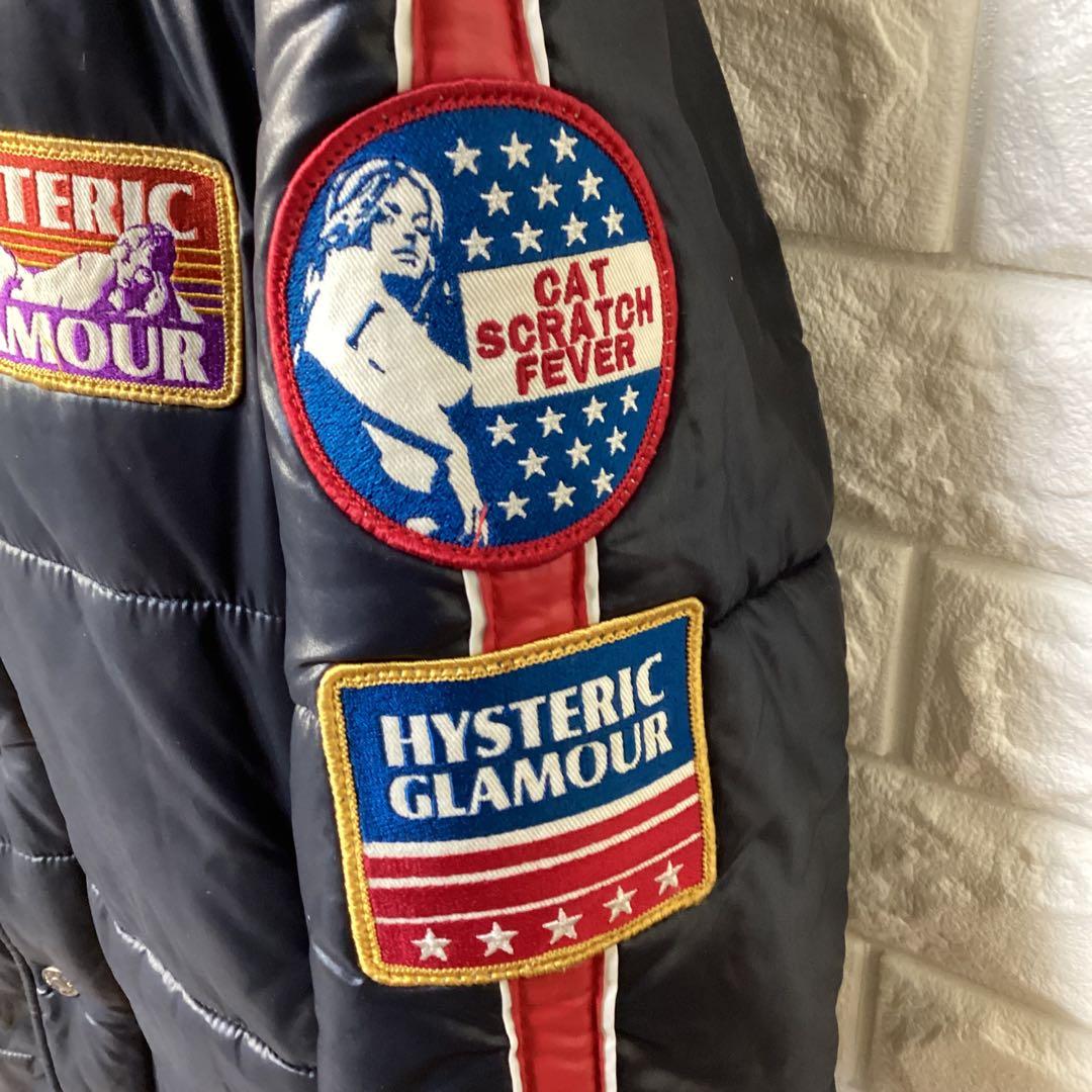 hysteric glamour ヒステリックグラマー　ワッペン中綿ジャケット