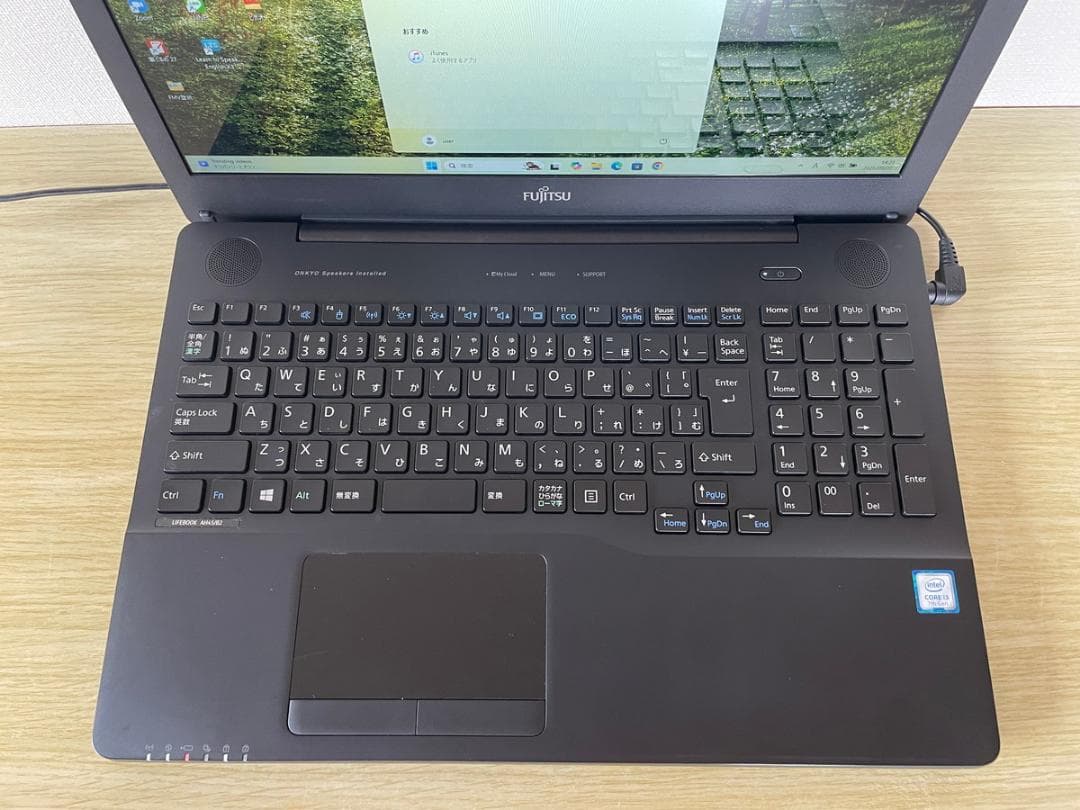 爆速　富士通 8GB 512GB ノートPC　Office2021