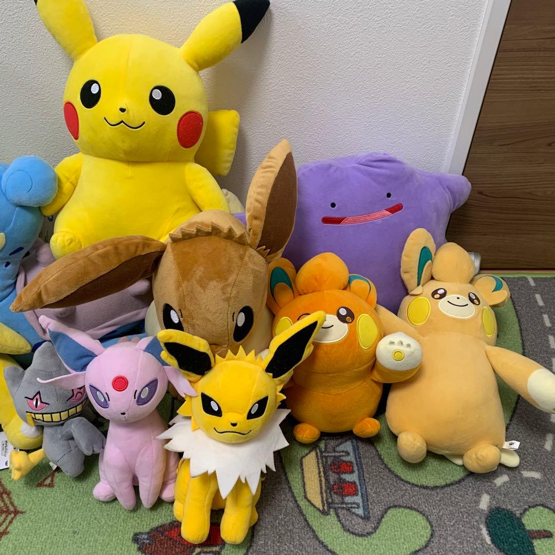 ポケモン ぬいぐるみ 16体セット　人気キャラ集結‼︎