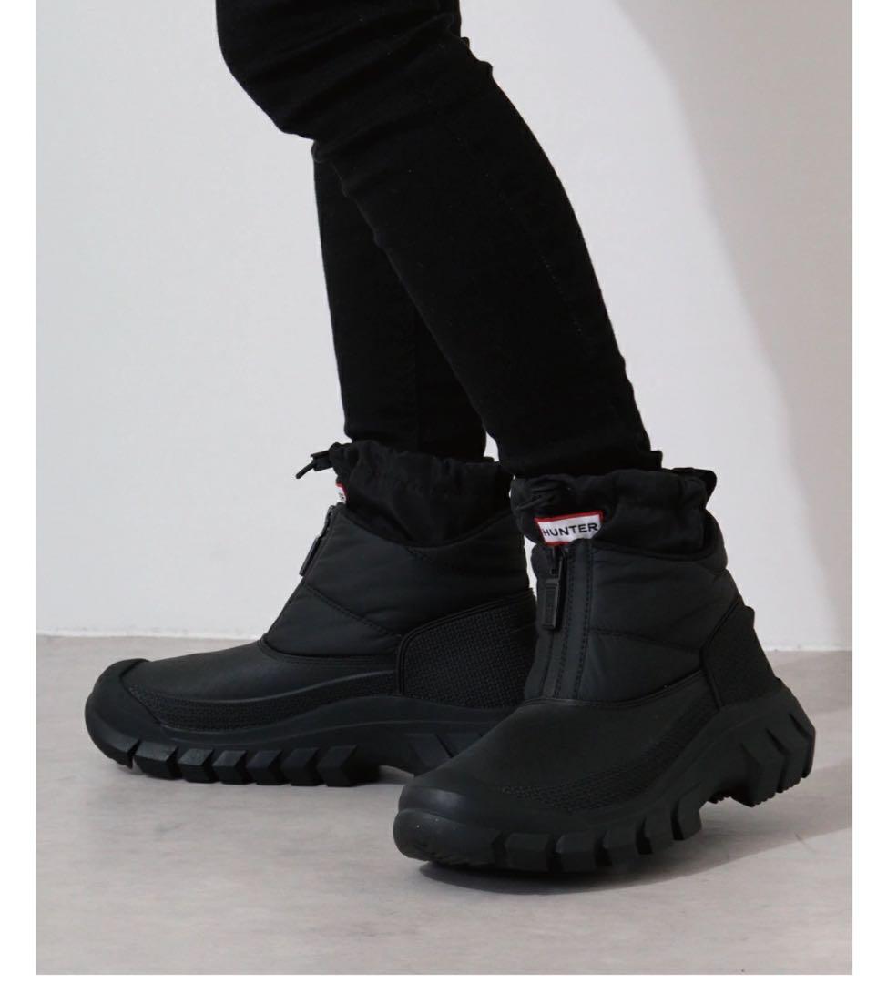 ハンター HUNTER イントレピッド ジップ アンクル スノーブーツ