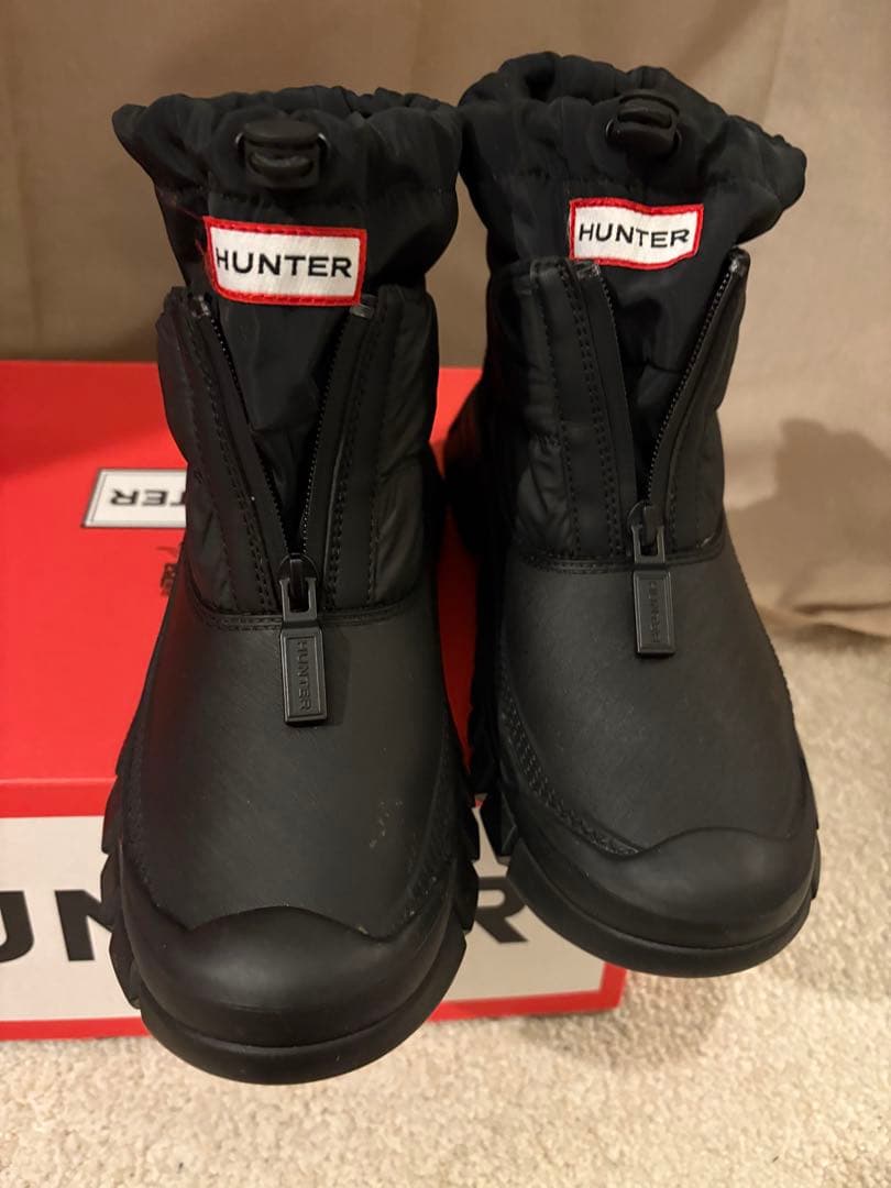 ハンター HUNTER イントレピッド ジップ アンクル スノーブーツ