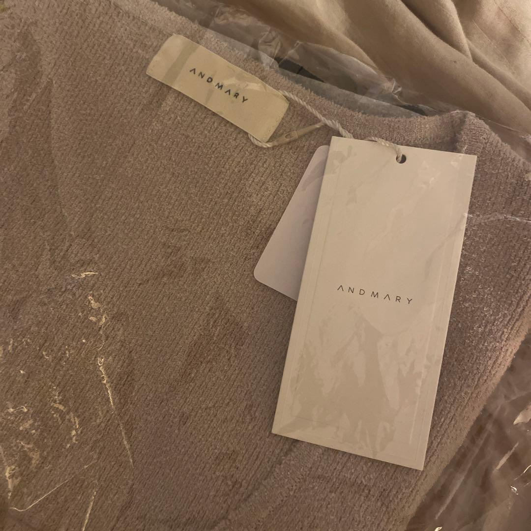 Andmary Natalie ribbon set /beige正規品