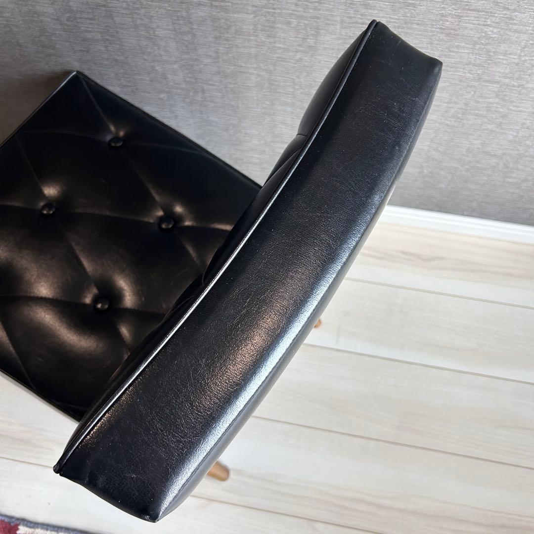 カリモク60 カフェチェア スタンダードブラック Kチェア 1シーター 木製脚