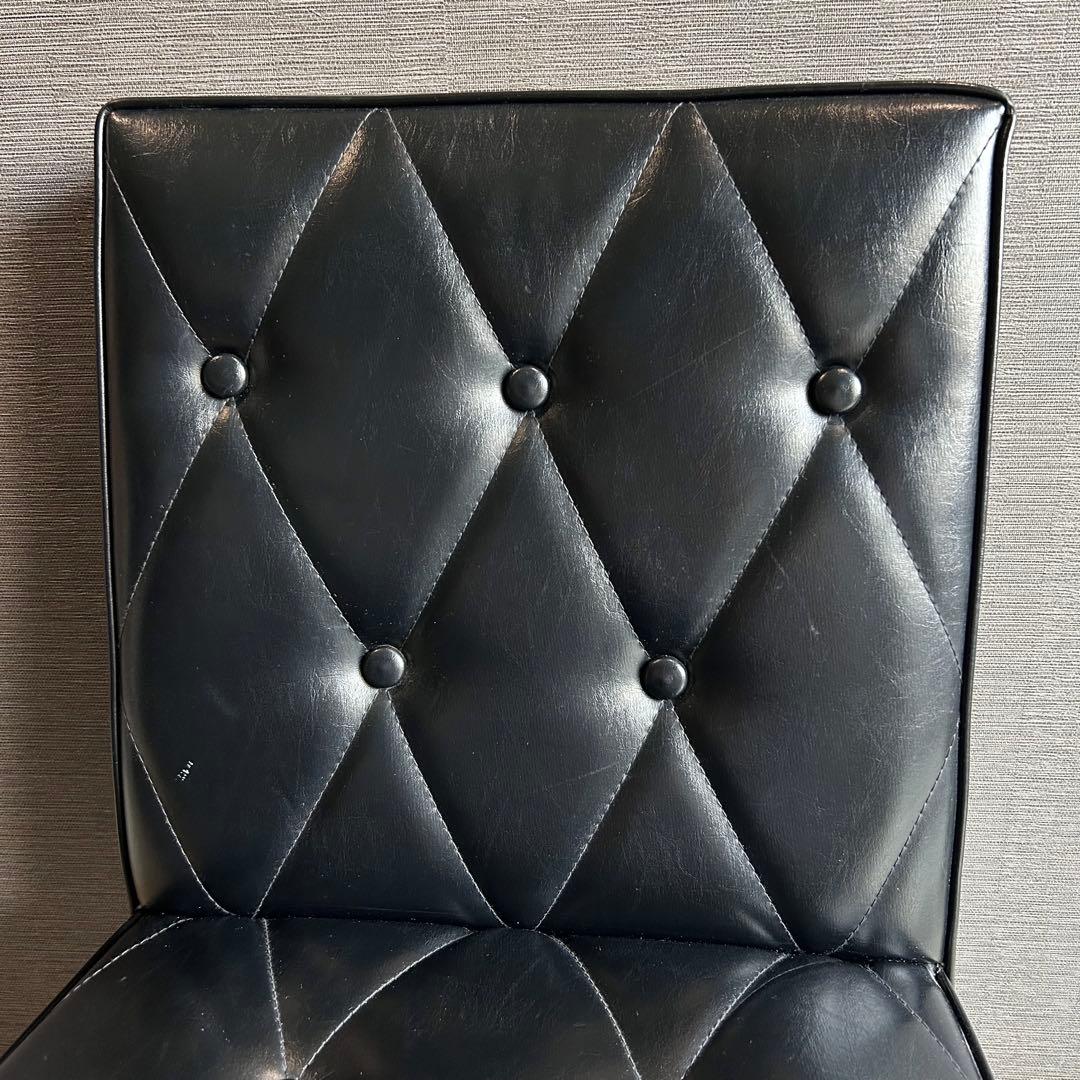 カリモク60 カフェチェア スタンダードブラック Kチェア 1シーター 木製脚