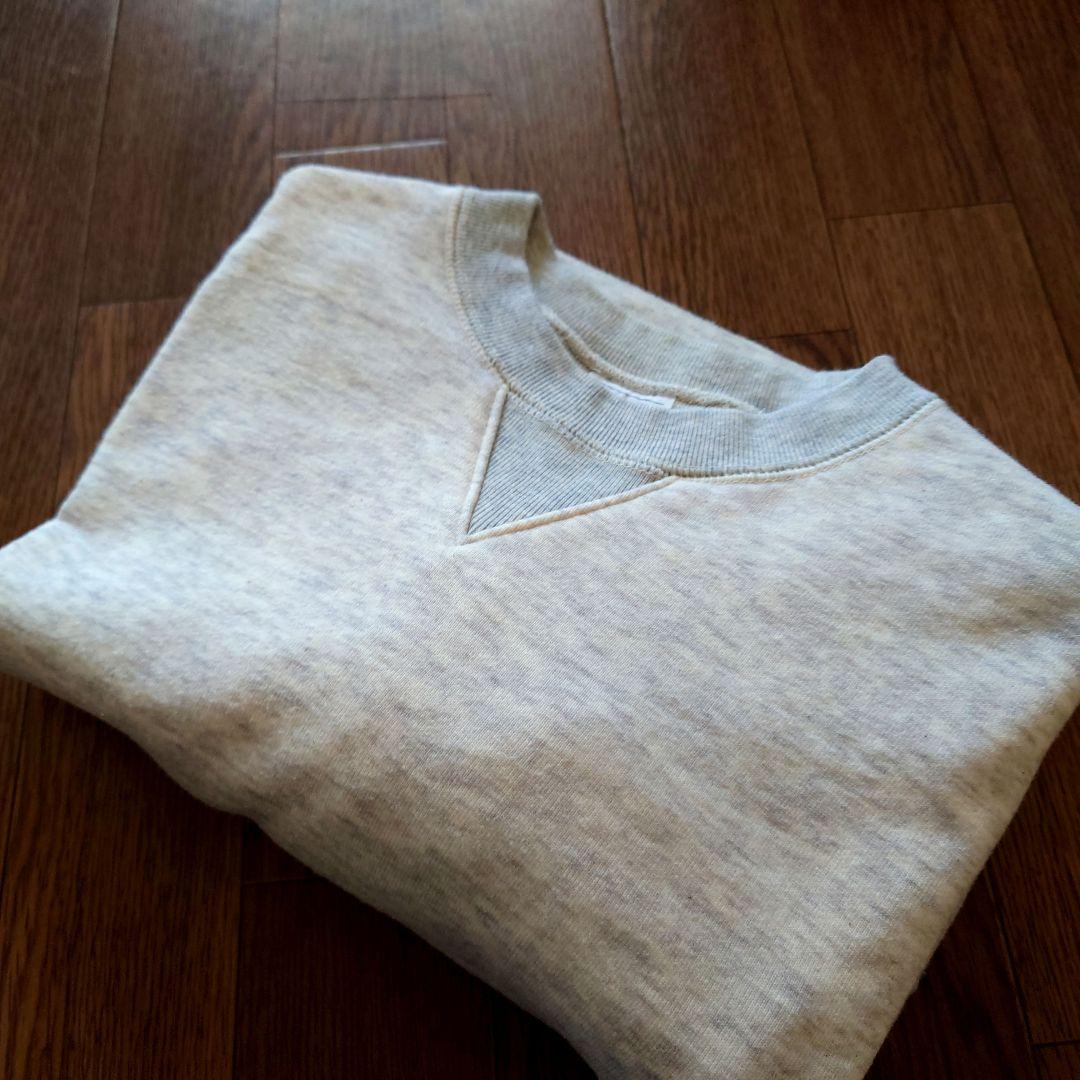 美品 ■日本製■ LOOPWHEELER 旧式吊り編み機仕上げスウェット M